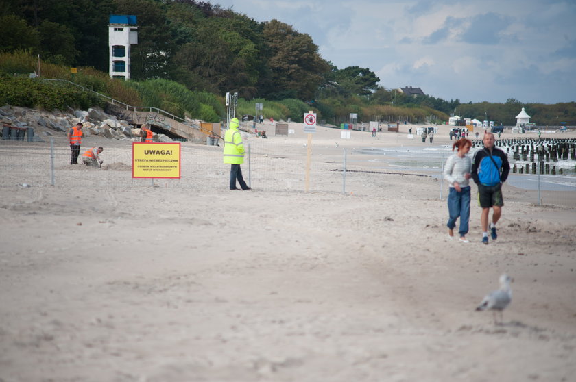 Plaża w Ustce 