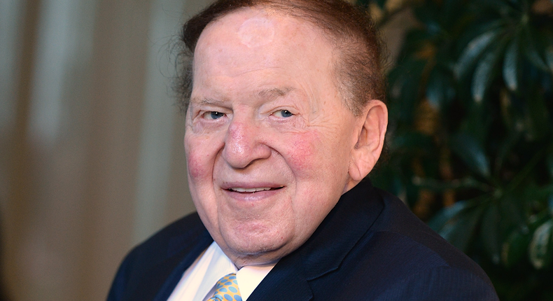 Sheldon Adelson is the 85-year-old billionaire behind the world's largest casino operator, Las Vegas Sands.