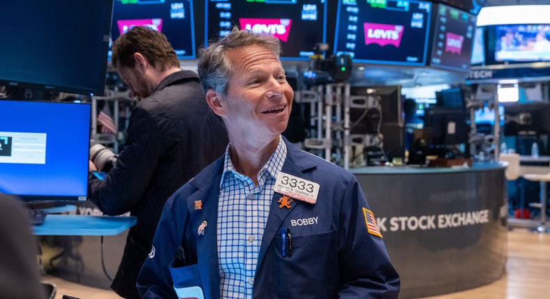 US stock market indices are at record levels.Spencer Platt/Getty Images