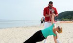 51-letnia Jurksztowicz schudła 5 kilo. Zobacz, jak ćwiczy na plaży