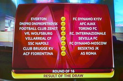 Liga Europy: Ajax w 1/8 finału trafił na Dnipro. Sevilla zmierzy się z Villarreal