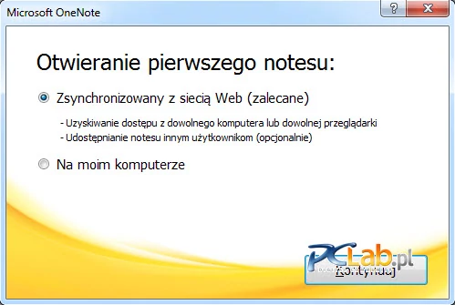 MS OneNote 2010 – nowa funkcja synchronizacji