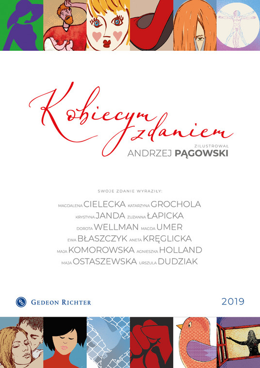 Okładka Kalendarza Artystycznego Gedeon Richter 2019