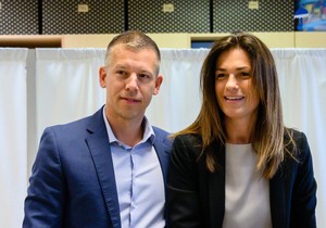 Peter Mađar i Judit Varga