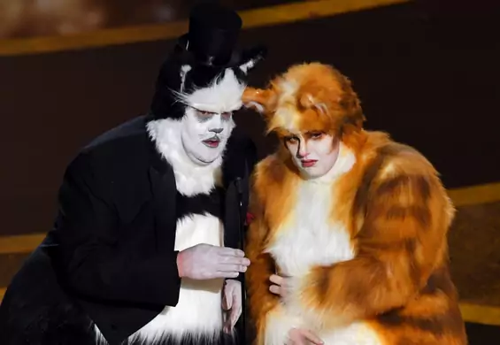 Rebel Wilson i James Corden na Oscarach. "Jako obsada filmu "Koty"..."