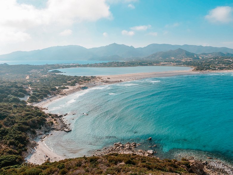 Punkt widokowy przy Torre di Porto Giunco