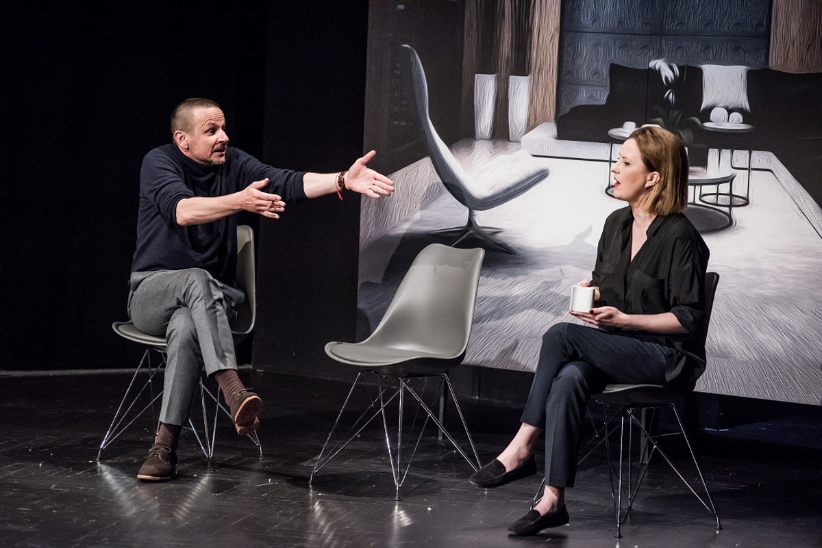 „Ludzie inteligentni" w Teatrze IMKA (5), fot. Piotr Gamdzyk