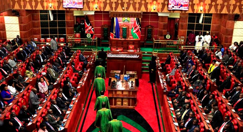 Kenyan parliament during a past session