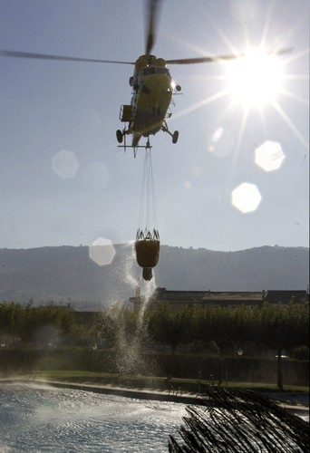 Wielkie pożary w Hiszpanii