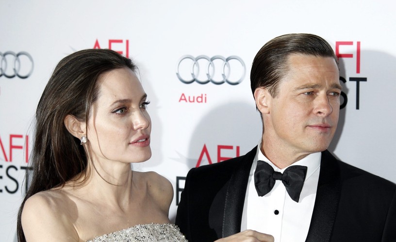 Angelina Jolie i Brad Pitt na premierze filmu 'Nad morzem'