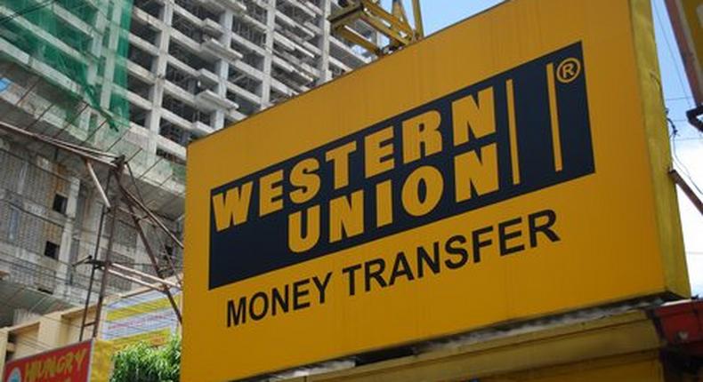 Western Union outlet in Ghana