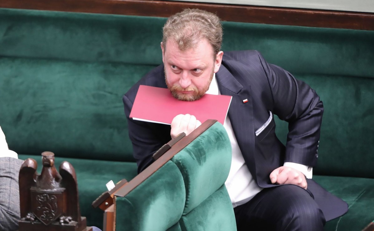 Minister zdrowia Łukasz Szumowski w Sejmie