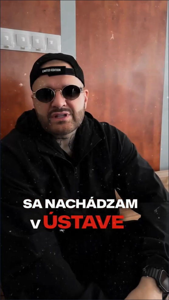 Raper Patrik Rytmus Vrbovský.