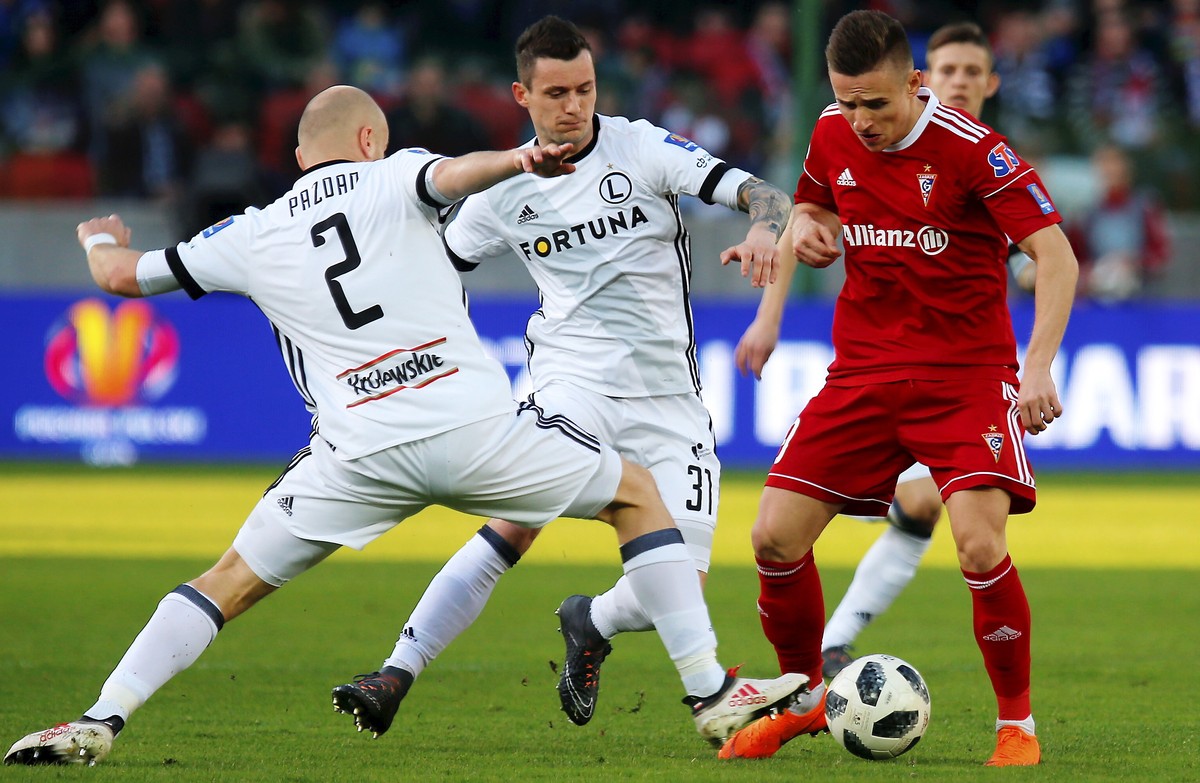 Puchar Polski: Legia wywiozła z Zabrza korzystny wynik i jest bliżej finału