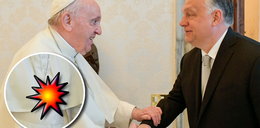 Krytykowany papież zrobił dziwną rzecz przy krytykowanym Orbanie. Franciszek wygląda jak jakiś harnaś! [ZDJĘCIA]