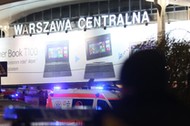 WARSZAWA DWORZEC CENTRALNY WYCIEK GAZU