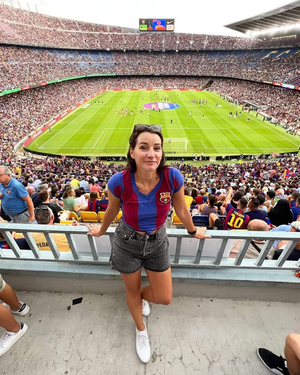 Marta na meczu FC Barcelony