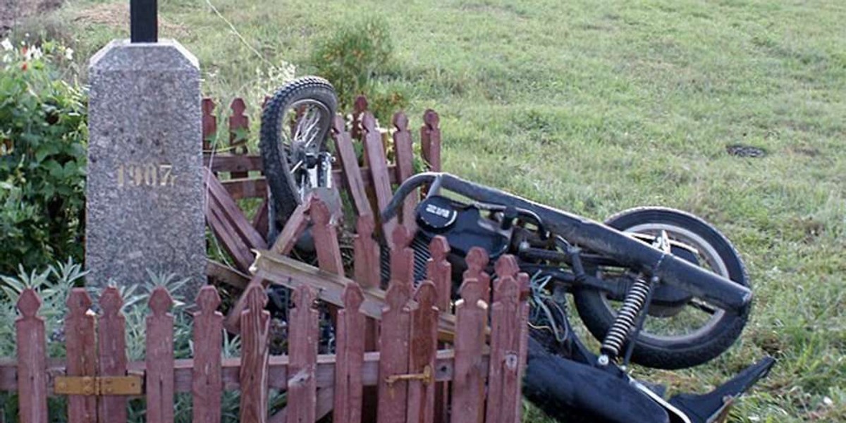 Nastolatek zabił się o krzyż! FOTO