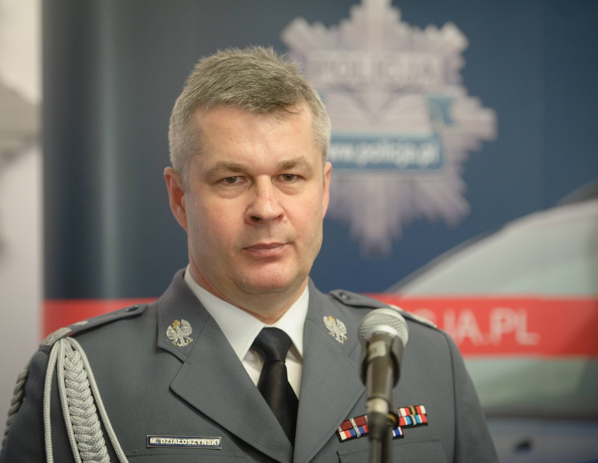 Komendant Główny Policji nadinspektor Marek Działoszyński