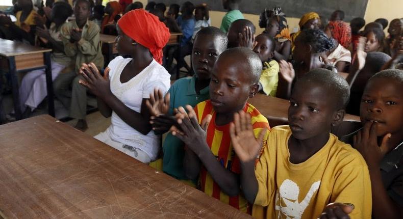 Nigerian school children 