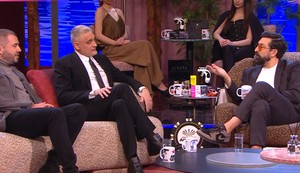 Čeda Jovanović i Aca Kos u emisiji  Amidži šou