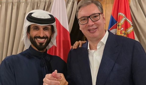Predsednik Vučić sa Bin Hamadom