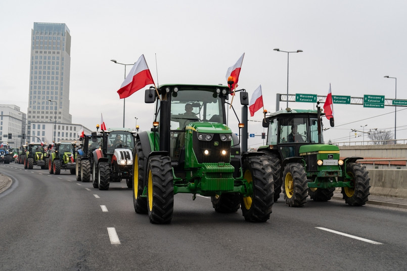 protest rolników rolnicy warszawa
