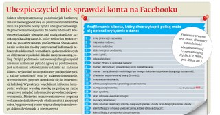 Ubezpieczyciel nie sprawdzi konta na Facebooku