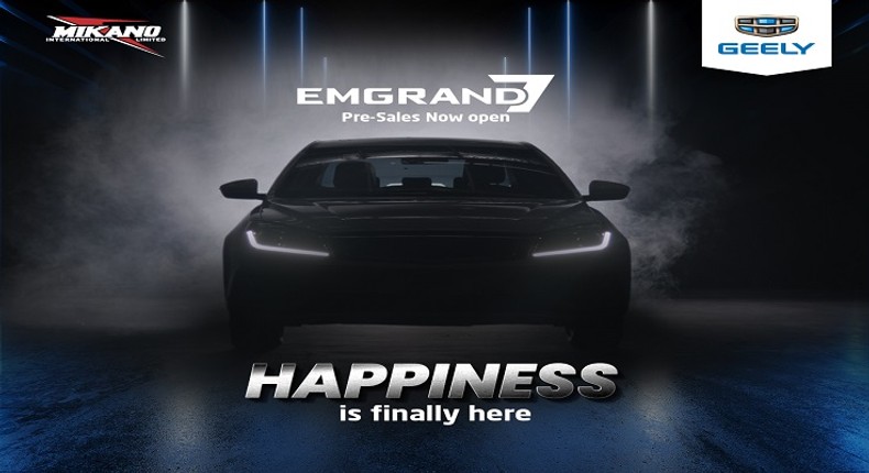 The all new GELLY EMGRAND 7; a car that combines a smooth aerodynamic design, comfort, safety and intuitive control, is finally up for grasp.