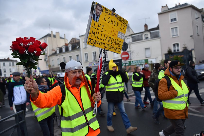 Francja protest.