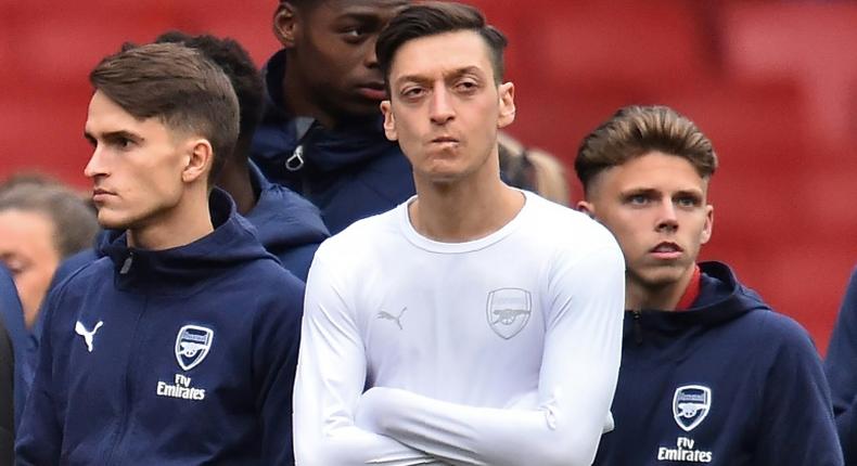 Arsenal midfielder Mesut Ozil has fallen out of favour at the club