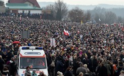 'Króluj nam Chryste! Króluj w naszej Ojczyźnie!'. Odczytano jubileuszowy Akt przyjęcia Jezusa Chrystusa za Króla i Pana