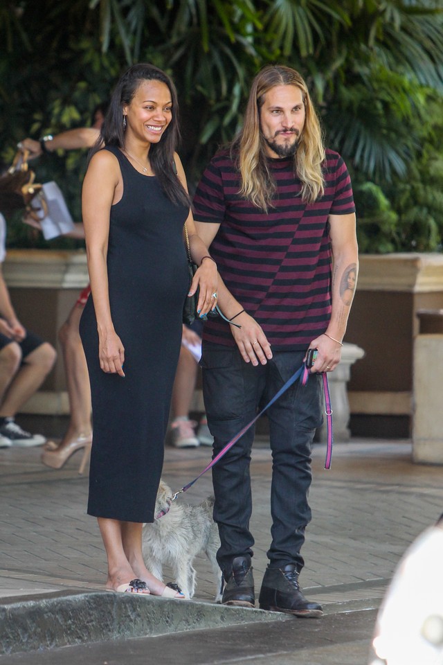 Zoe Saldana i Marco Perego