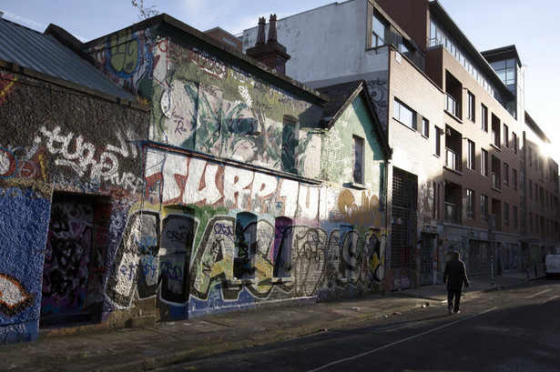 Irlandia, jedna z ulic Dublinia