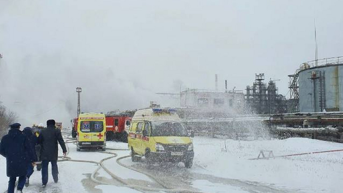 Rosja: Pożar w rafinerii na Syberii. Już po raz drugi w ciągu trzech tygodni
