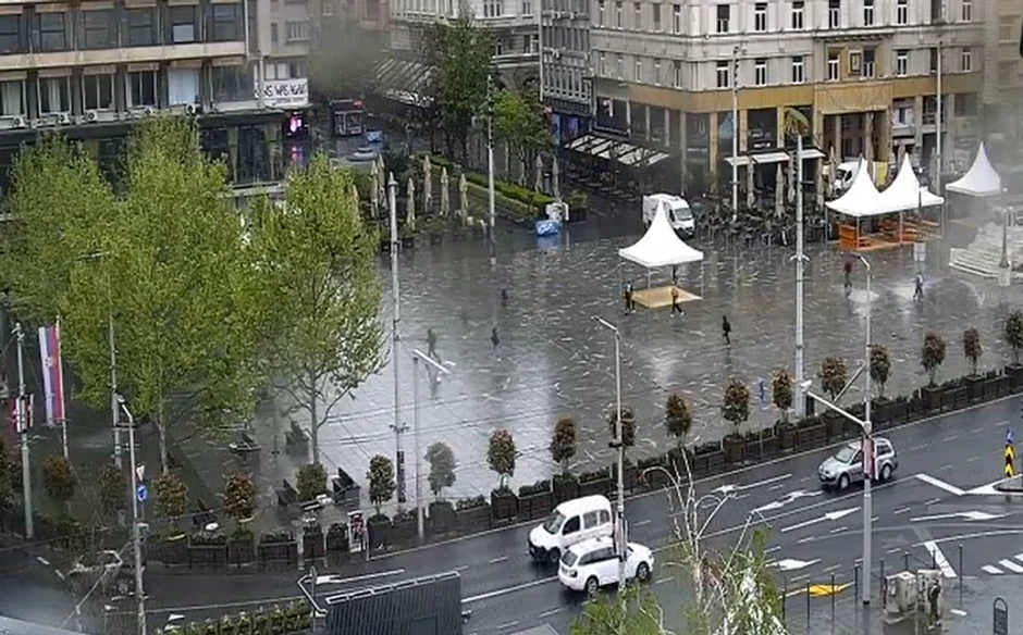 Kiša u Beogradu