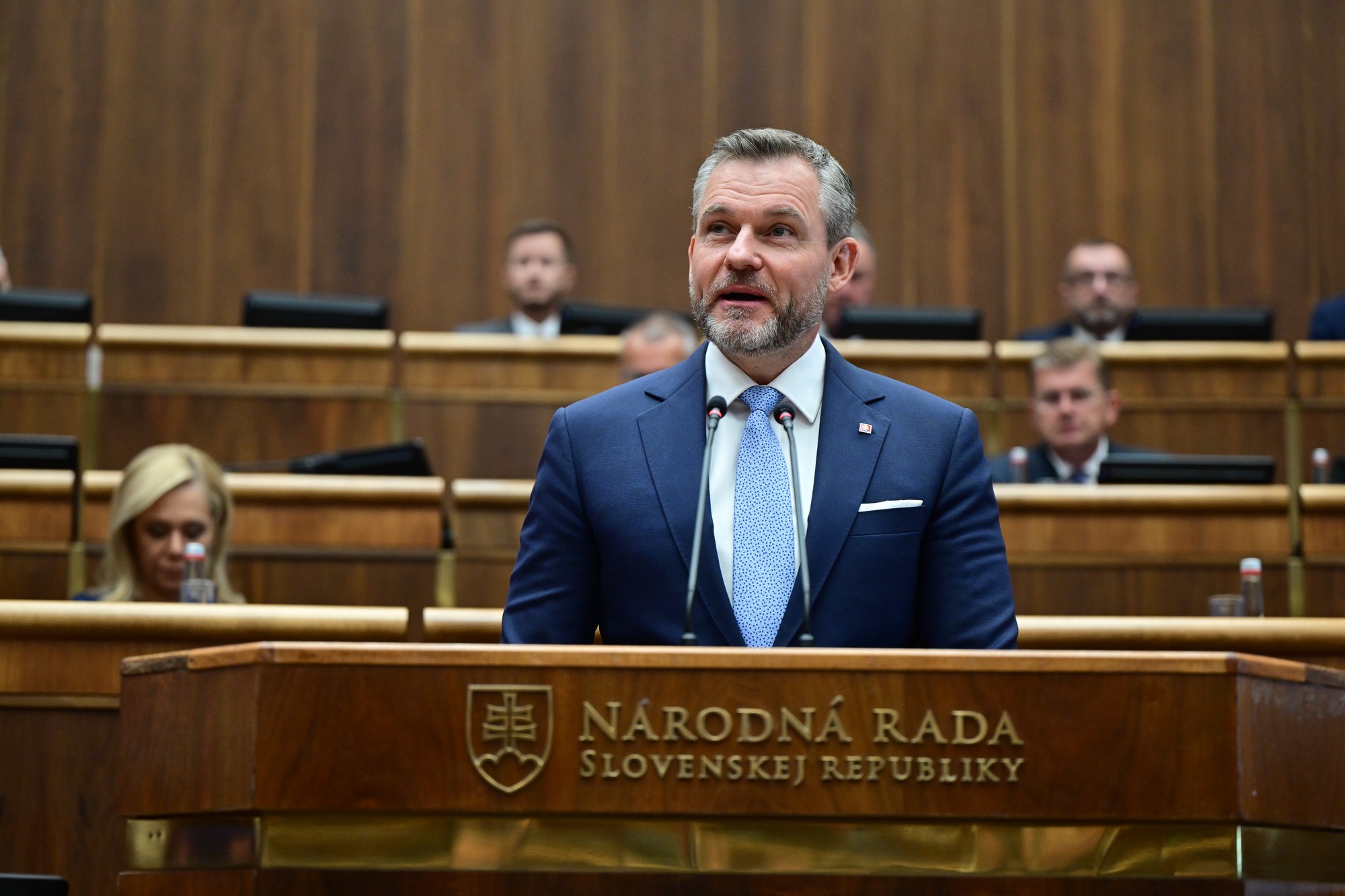 Peter Pellegrini predstavil správu o stave SR v parlamente.