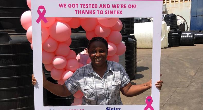 Sintex Ghana organises breast cancer awareness campaign and screening for all staff members