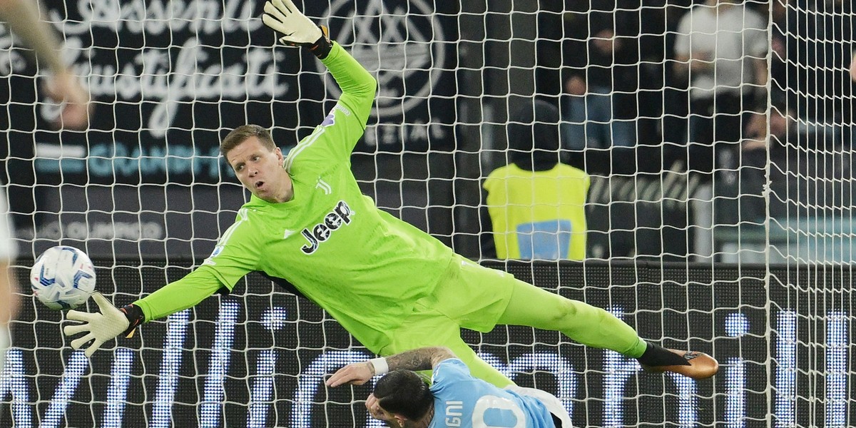 Wojciech Szczęsny wkurzony po meczu z Lazio.