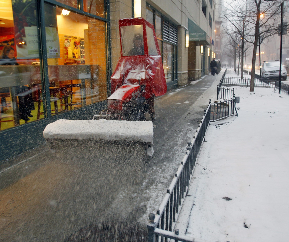 USA CHICAGO WINTER STORM