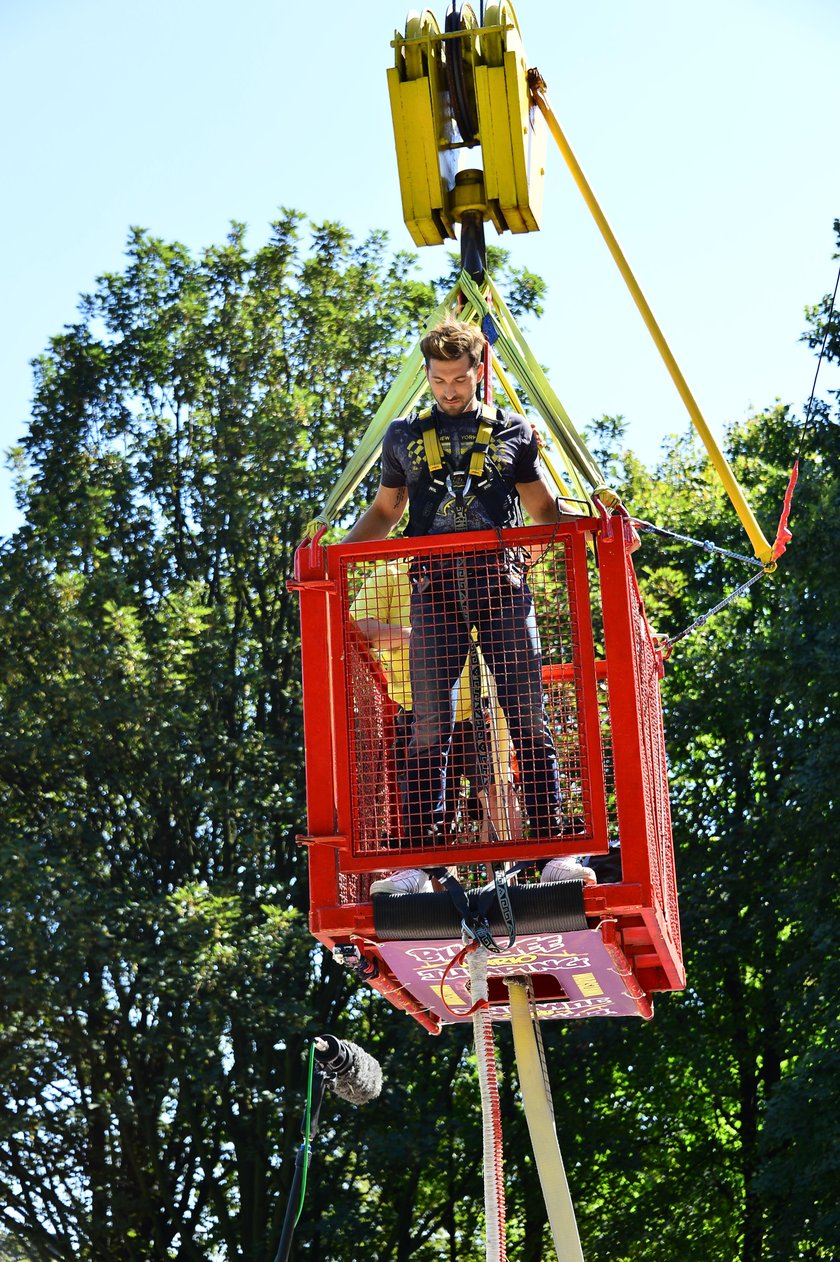 Rafał Maślak na bungee