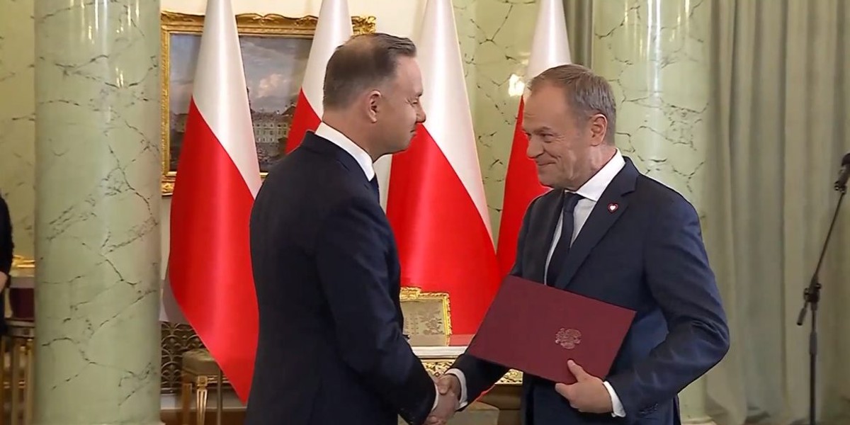 Prezydent oficjalnie powołał Donalda Tuska na Prezesa Rady Ministrów.