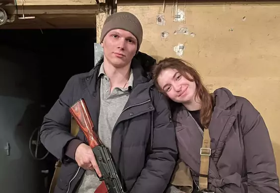 Dzień po przyspieszonym ślubie poszli po broń. Yaryna i Światosław będą bronić Ukrainy