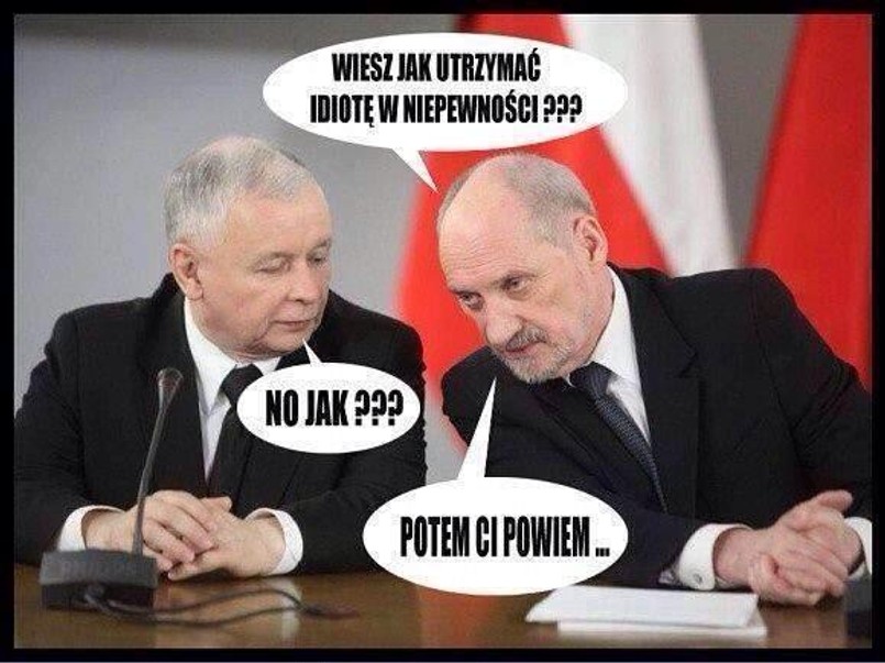 Macierewicz edukuje Kaczyńskiego, a Sikorski zamawia BOR-pizzę [MEMY]