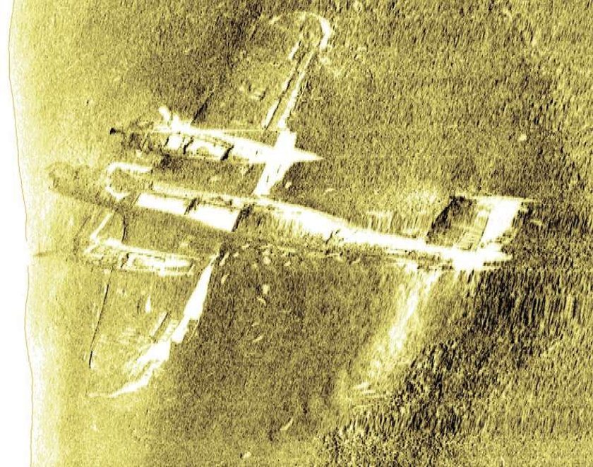 Dornier 17, bombowiec, zatopiony