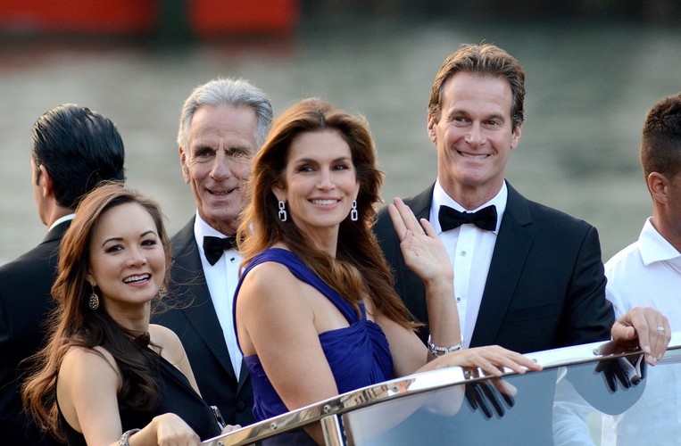 Cindy Crawford i Rande Gerber na ślubie George'a Clooneya