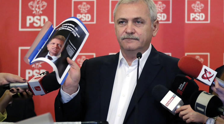 Liviu Dragnea szociáldemokrata (PSD) pártelnök / MTI/EPA/Robert Ghement