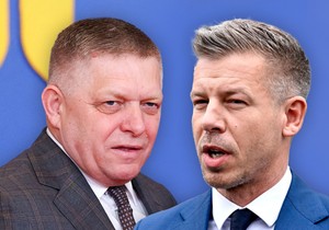 Robert Fico i Peter Mađar