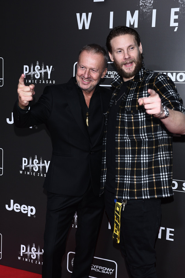 Premiera filmu "Psy 3. W imię zasad": Bogusław Linda i Sebastian Fabijański