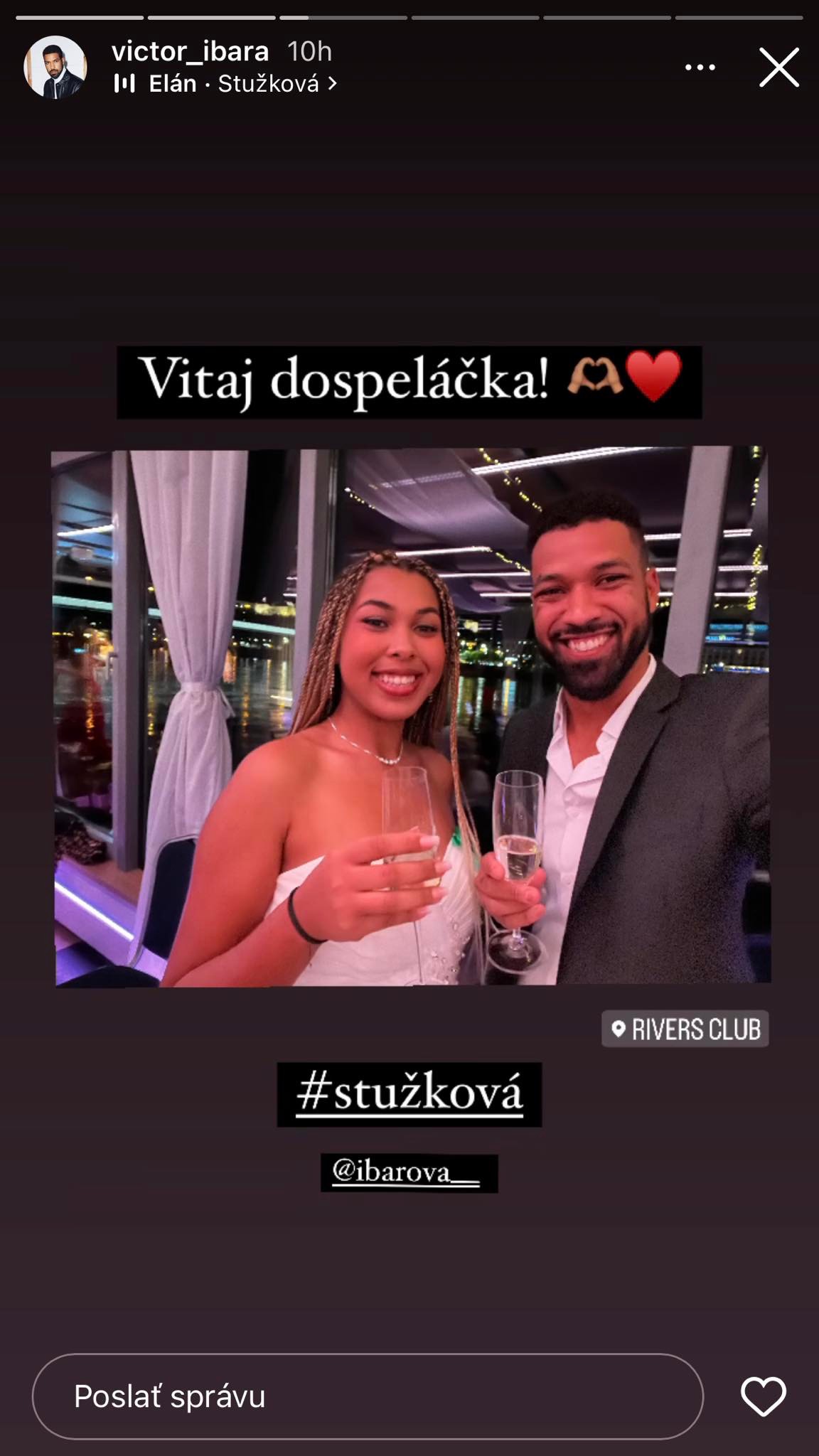Sestra Victora Ibaru mala stužkovú.